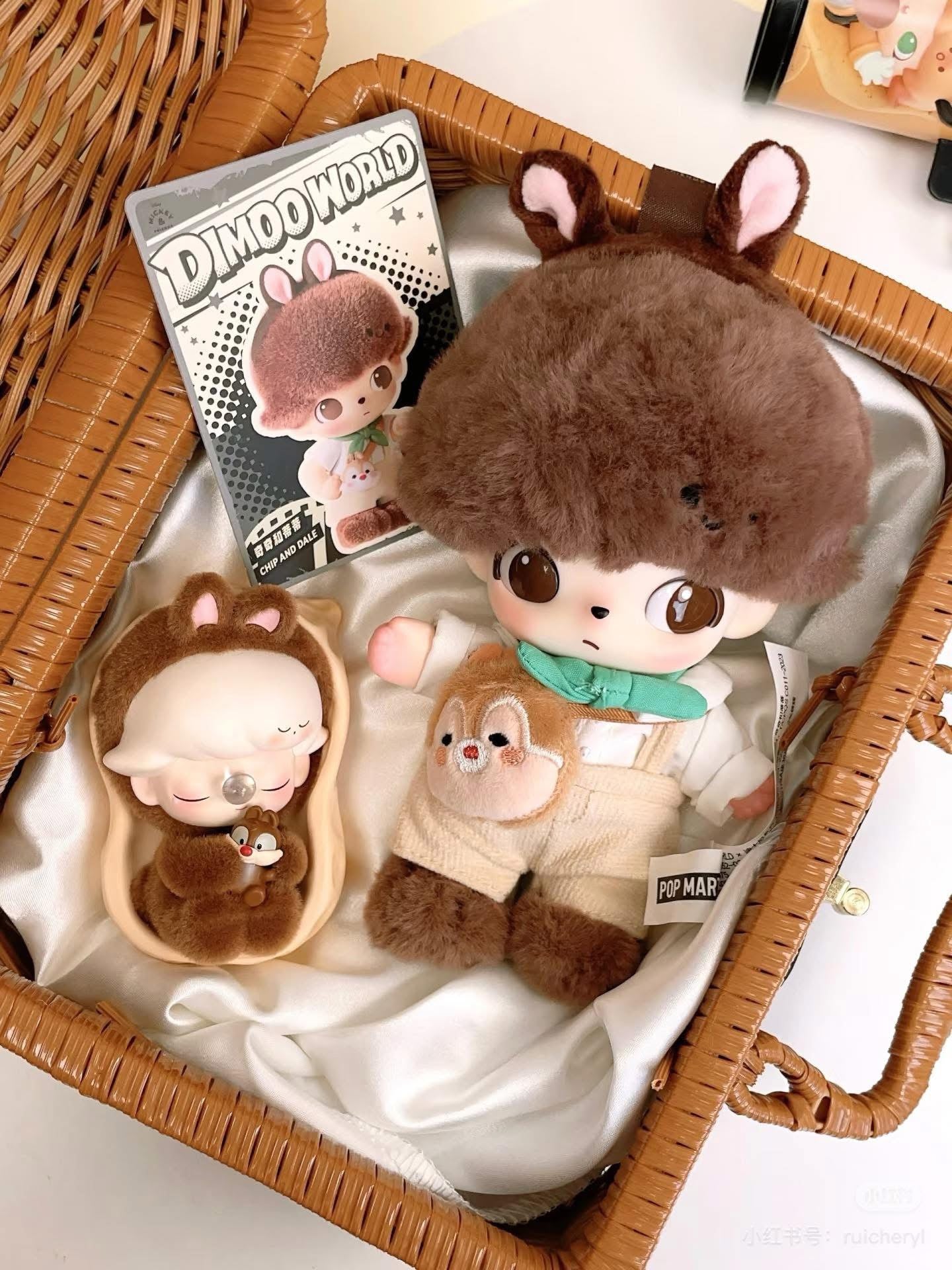 DIMOO WORLD × DISNEY Series-Vinyl Plush Keychain Blind Box