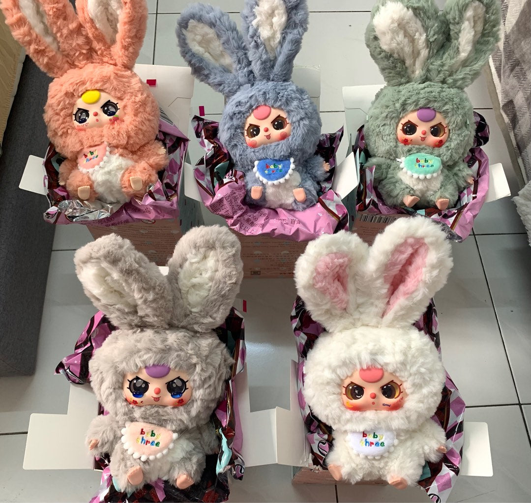 Baby Three Lily Rabbit Town Series Plush Dolls, Blind Box