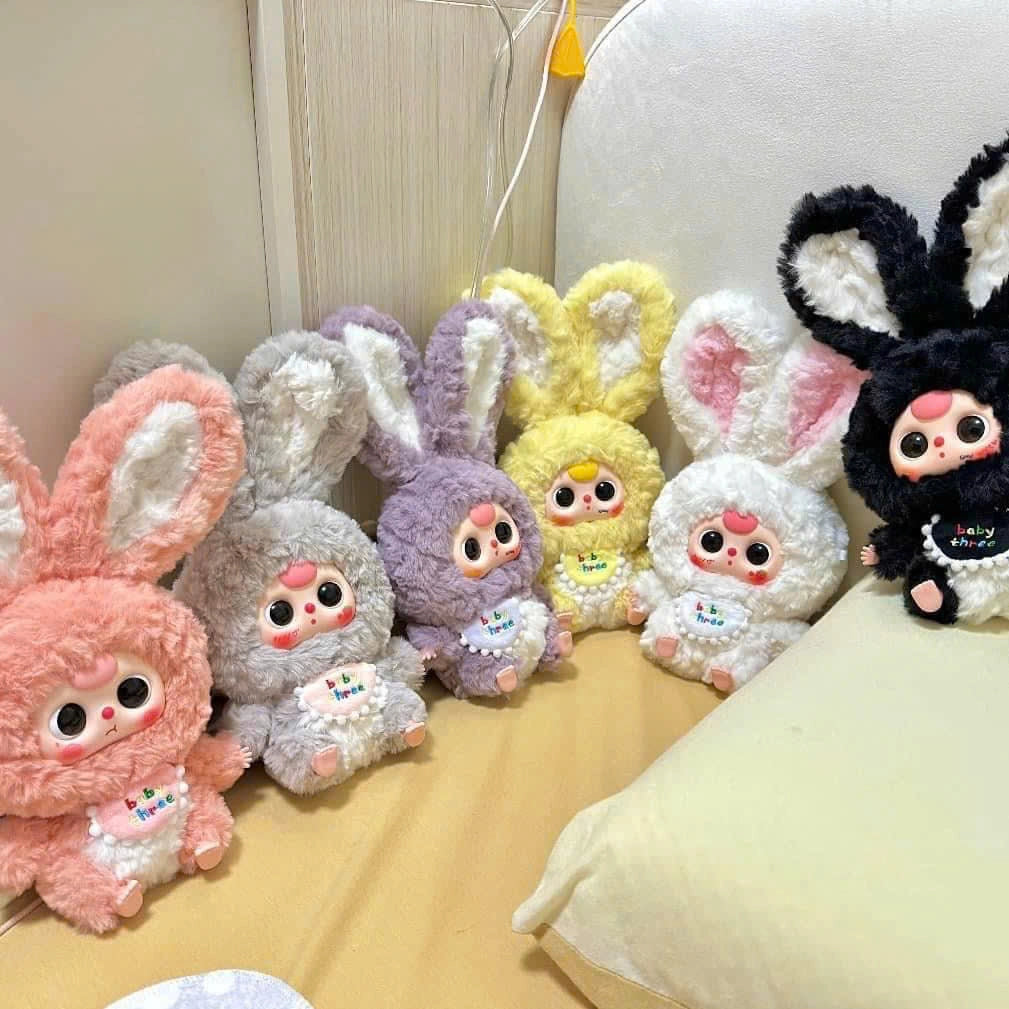 Baby Three Lily Rabbit Town Series Plush Dolls, Blind Box