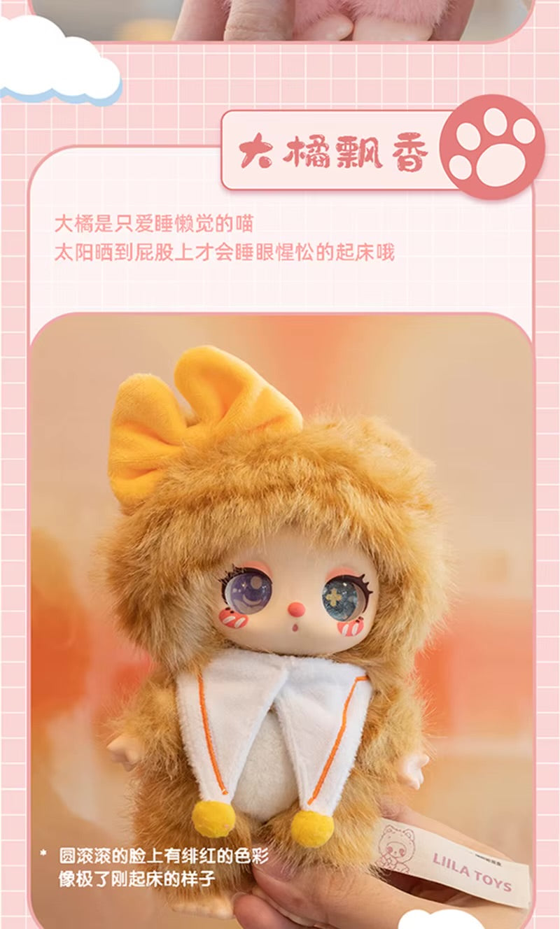 LiiLa's Lucky Cat V3 Honeyland Enchantment Series Plush Dolls, Blind Box