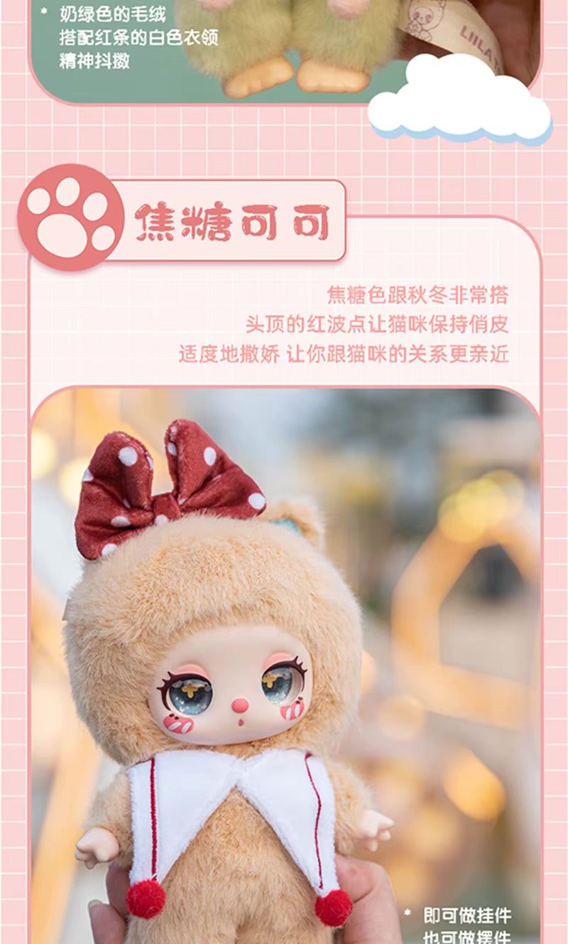 LiiLa's Lucky Cat V3 Honeyland Enchantment Series Plush Dolls, Blind Box