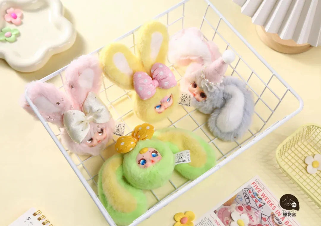 MM Candy Bunny V2 Series Plush Keychain Dolls, Blind Box
