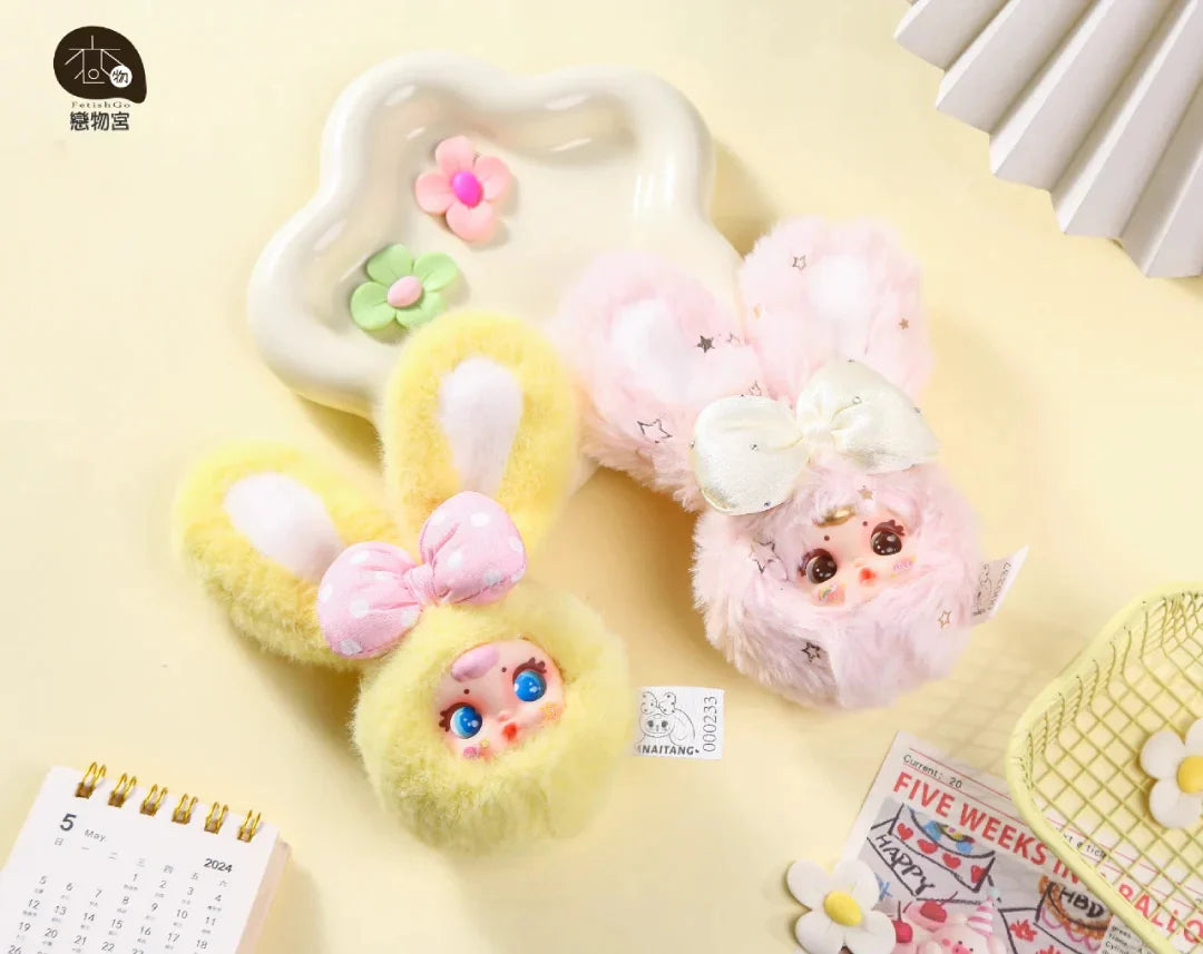 MM Candy Bunny V2 Series Plush Keychain Dolls, Blind Box