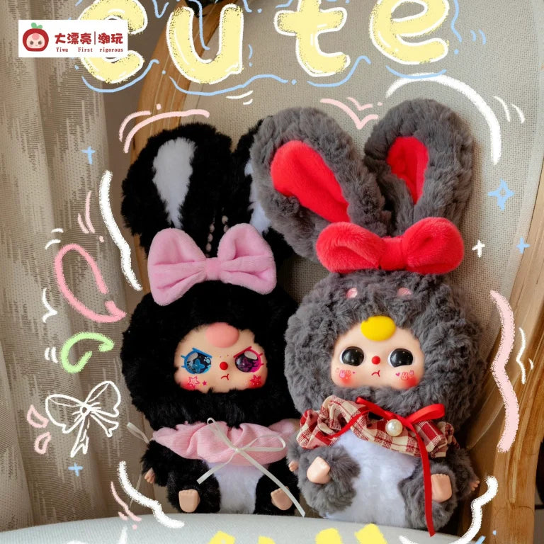 Baby Three Lily Rabbit Town V2 Series-V2 Plush Dolls, Blind Box