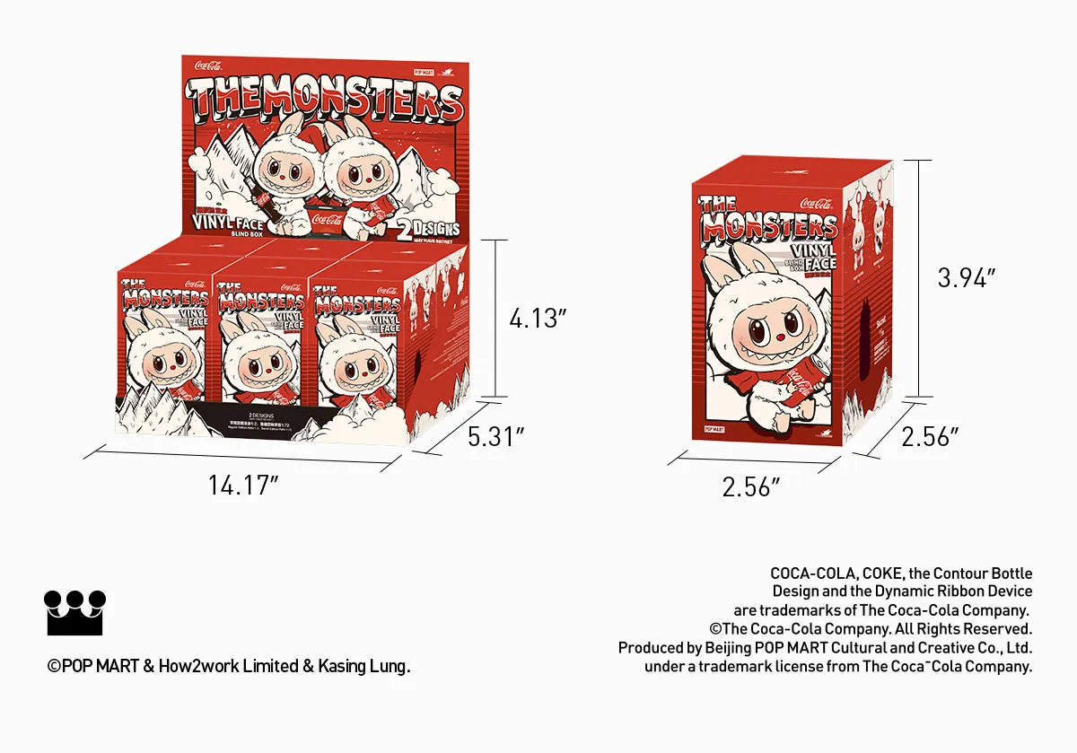 The Monsters CoCa Cola Vinyl Face Blind Box 2 Designs
